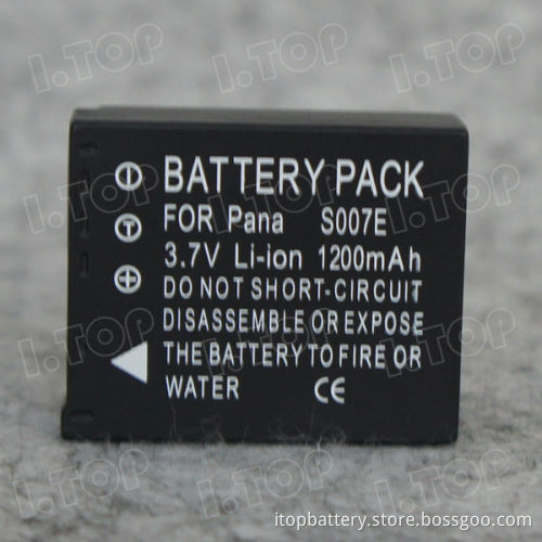 High Quality Replacement Camera Battery for Panasonic CGA-S007E Battery, China Factory Price